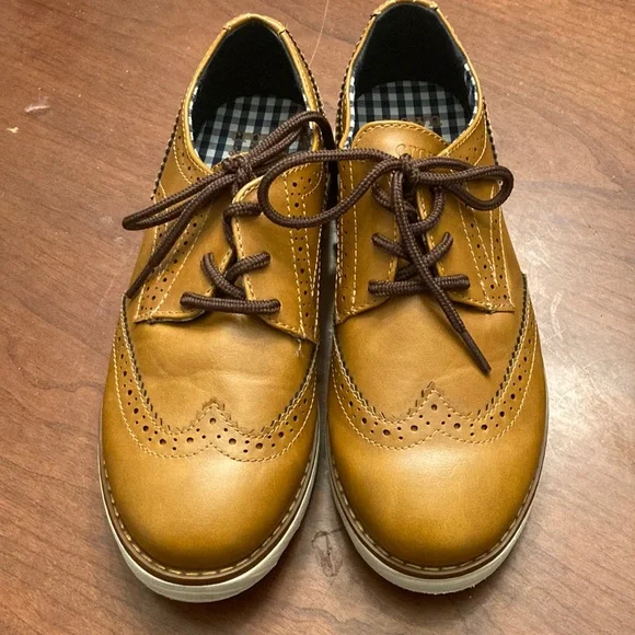 crown ivy Shoes Crown Ivy Boys Brown Gabriel Wingtip Oxford Shoes Size 4 Poshmark